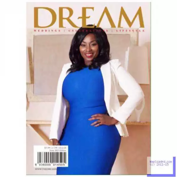 Ghanaian TV Star, Peace Hyde, Puts Her Massive Curves On The Cover Of A Magazine